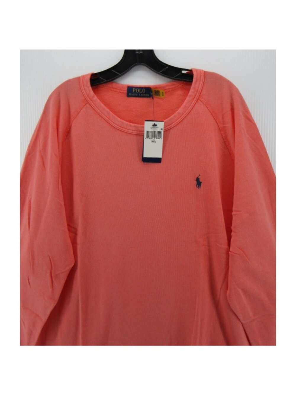 Polo Ralph Lauren Sweater XXL Pink Pullover Preppy Crewneck Pony Logo - Picture 2 of 13